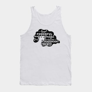 Powerful Smart Beautiful Fearless Independent Educated Queen Tank Top